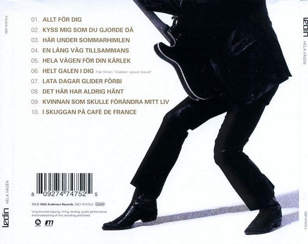 TOMAS LEDIN - HELA VÄGEN - CD