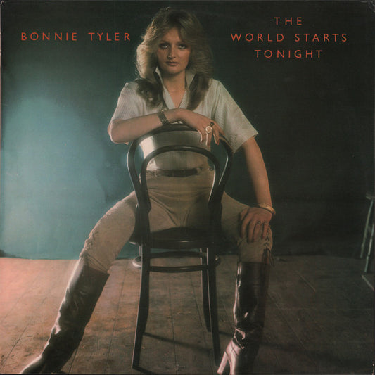 BONNIE TYLER - THE WORLD STARTS TONIGHT - VINYL