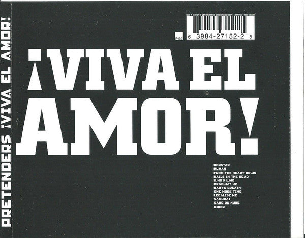 PRETENDERS - VIVA EL AMOR! - CD