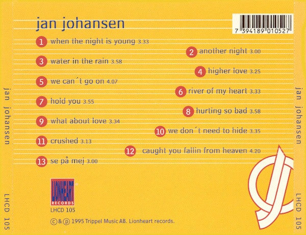 JAN JOHANSEN - JOHANSEN - CD