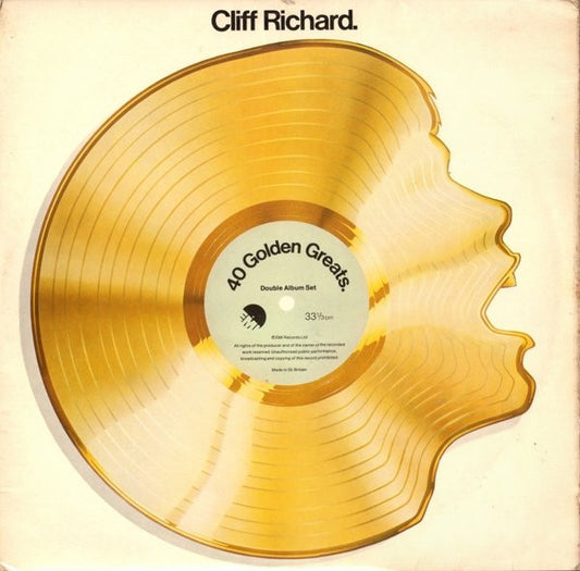 CLIFF RICHARD - 40 GOLDEN GREATS 2 LP - VINYL