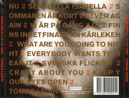 TOMAS LEDIN - ETT SAMLINGSALBUM 1990 - CD