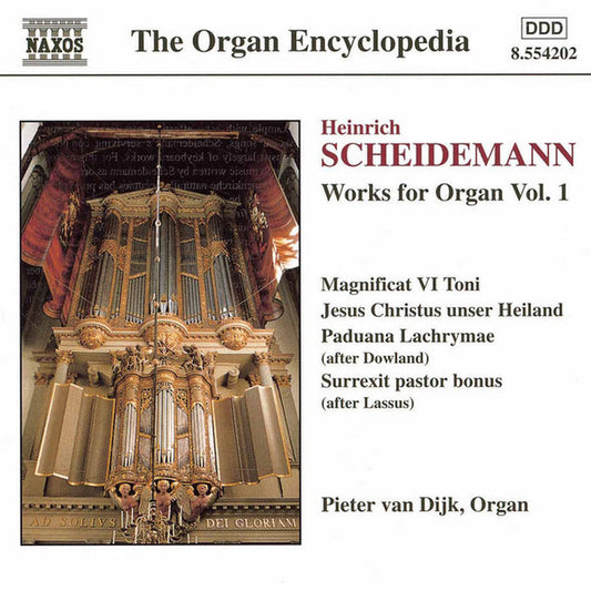 HEINRICH SCHEIDEMANN - WORKS FOR ORGAN VOL. 1 - CD