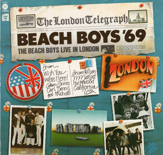 THE BEACH BOYS - BEACH BOYS 69 LIVE IN LONDON - VINYL