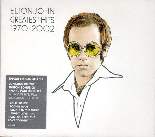 ELTON JOHN - GREATEST HITS 1970-2002 (BOX 3 X CD)