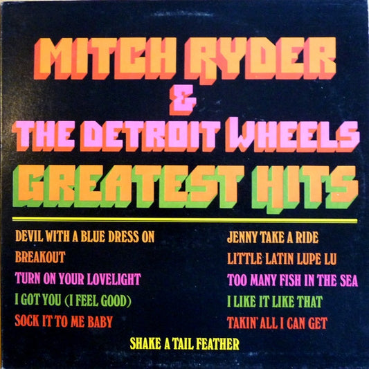 MITCH RYDER & THE DETROIT WHEELS - GREATEST HITS - VINYL