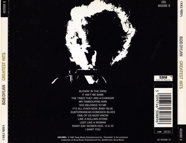 BOB DYLAN - GREATEST HITS - CD
