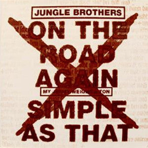 Jungle Brothers - On the road again ( MAXI SINGLE ) - Vinyl