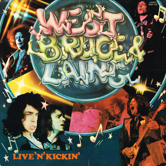 WEST, BRUCE & LAING - LIVE , N KICKIN - VINYL