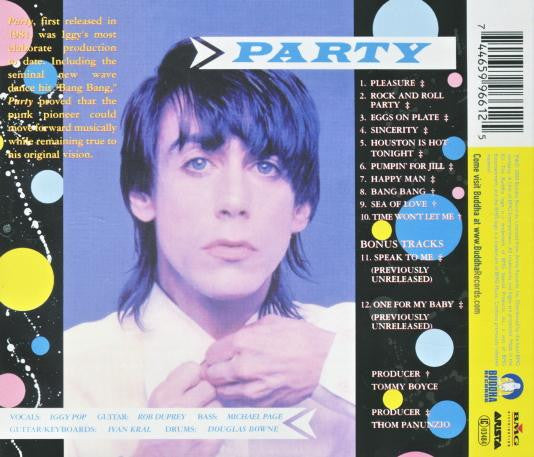 IGGY POP - PARTY - CD