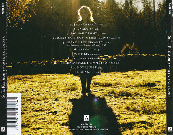 SOFIA KARLSSON - SVARTA BALLADER (SJUNGER DAN ANDERSSON) - CD
