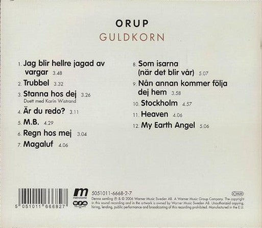 ORUP - GULDKORN - CD