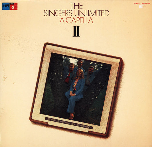 THE SINGERS UNLIMITED - A CAPELLA 2 - VINYL