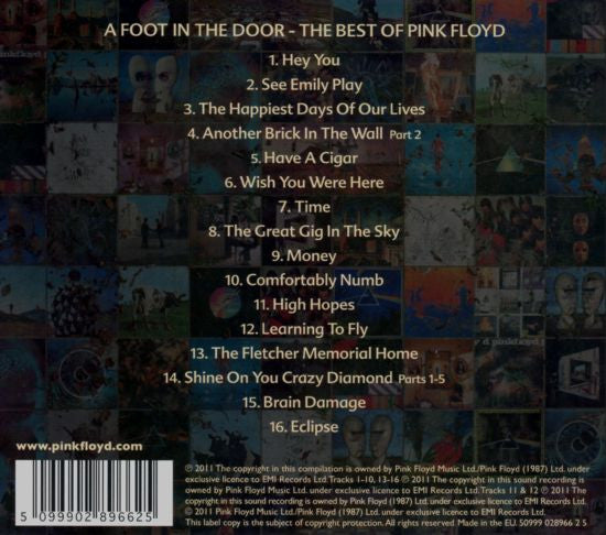 PINK FLOYD -  A FOOT IN THE DOOR ( THE BEST OF PINK FLOYD ) - CD
