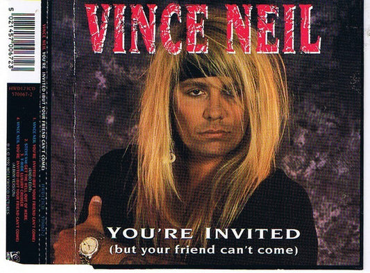VINCE NEIL - YOU'RE INVITED 4 TRACK CD SINGLE - CD