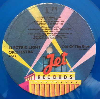 ELO - OUT OF THE BLUE ( US PROMO IN BLUE VINYL ) - VINYL