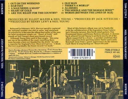 NEIL YOUNG - HARVEST - CD