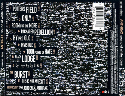 ANTHRAX - SOUND OF WHITE NOISE - CD