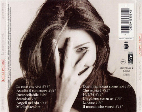 LAURA PAUSINI - LE COSE CHE VIVI. - CD