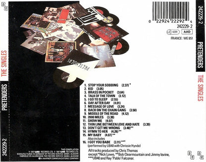 PRETENDERS - THE SINGLES - CD