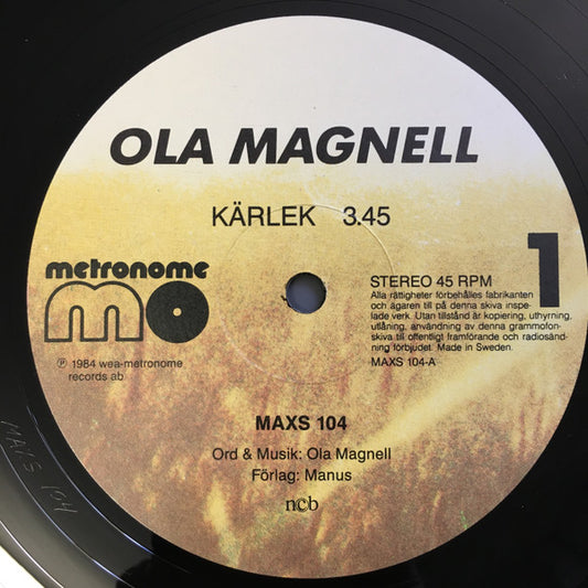 Ola Magnell - Kärlek ( MAXI SINGLE ) - Vinyl