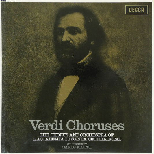 Verdi Choruses - The chorus and orchestra of l'accademia di santa cecilia,Rome - Vinyl