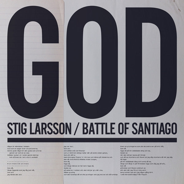 STIG LARSSON- BATTLE OF SANTIAGO - GOD SOM EN SEGER ÖVER SITUATIONERNA