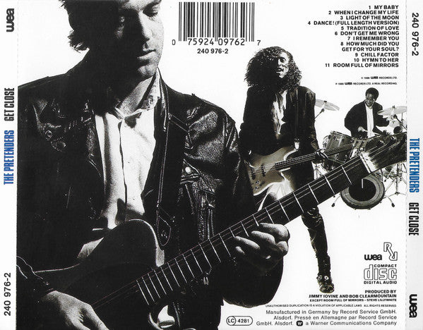 THE PRETENDERS - GET CLOSE - CD