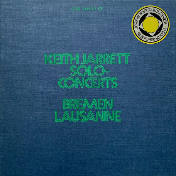 KEITH JARRETT - SOLO CONCERTS: BREMEN / LAUSANNE (JAZZ)