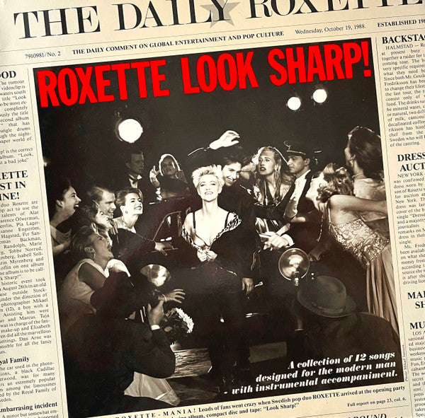 ROXETTE - LOOK SHARP! - VINYL - EUROPE