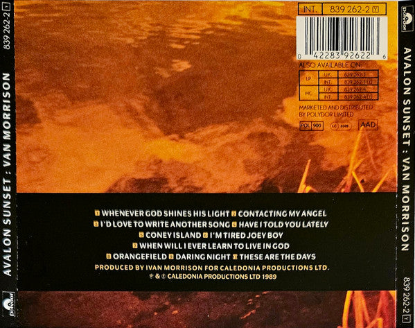 VAN MORRISON - AVALON SUNSET - CD