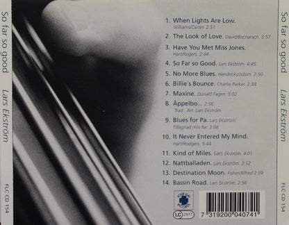 LARS EKSTRÖM LINE-UP - SO FAR SO GOOD - CD