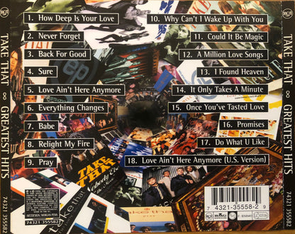 TAKE THAT - GREATEST HITS - CD