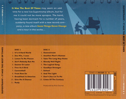 SUPERTRAMP - IT WAS THE BEST OF TIMES - CD