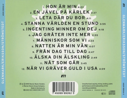 GLENMARK, ERIKSSON, STRÖMSTEDT - CD