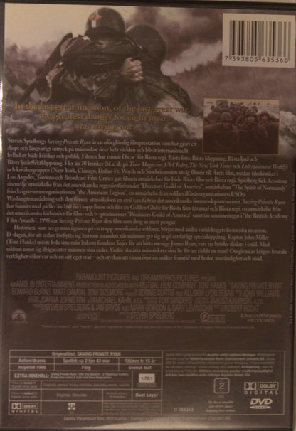 SAVING PRIVATE RYAN / RÄDDA MENIGE RYAN