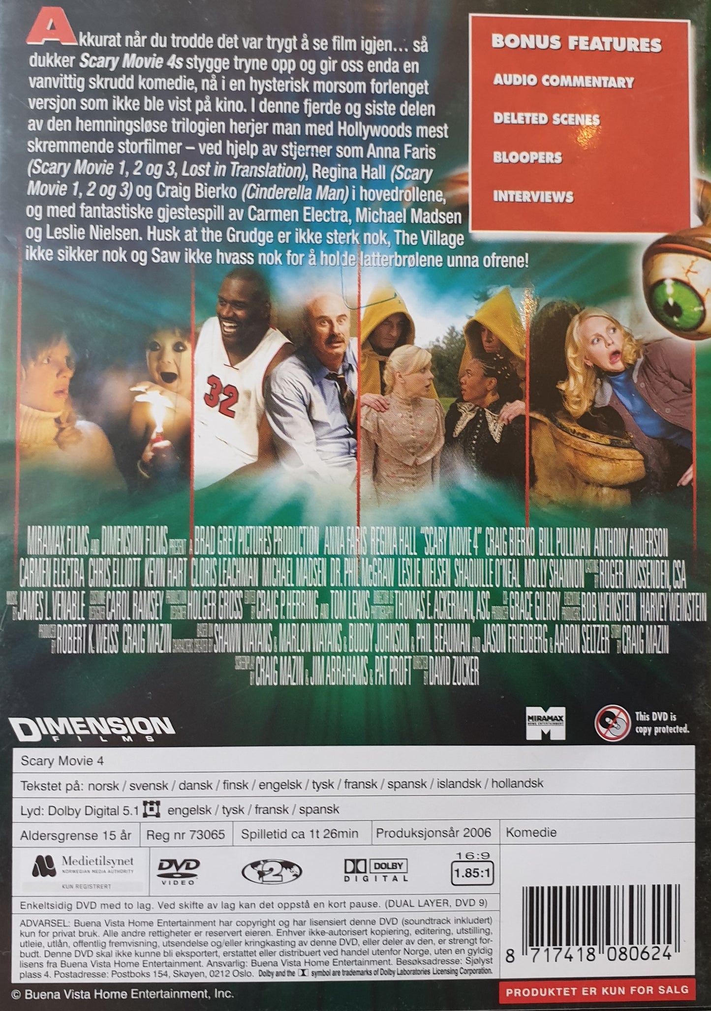SCARY MOVIE 4 (NORSK)