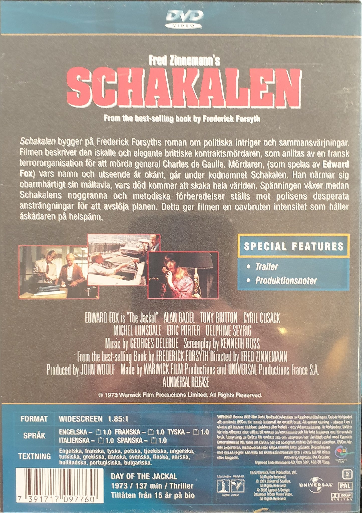 SCHAKALEN / THE DAY OF THE JACKAL