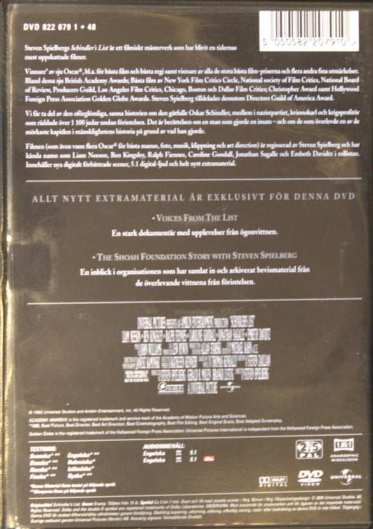 SCHINDLER'S LIST