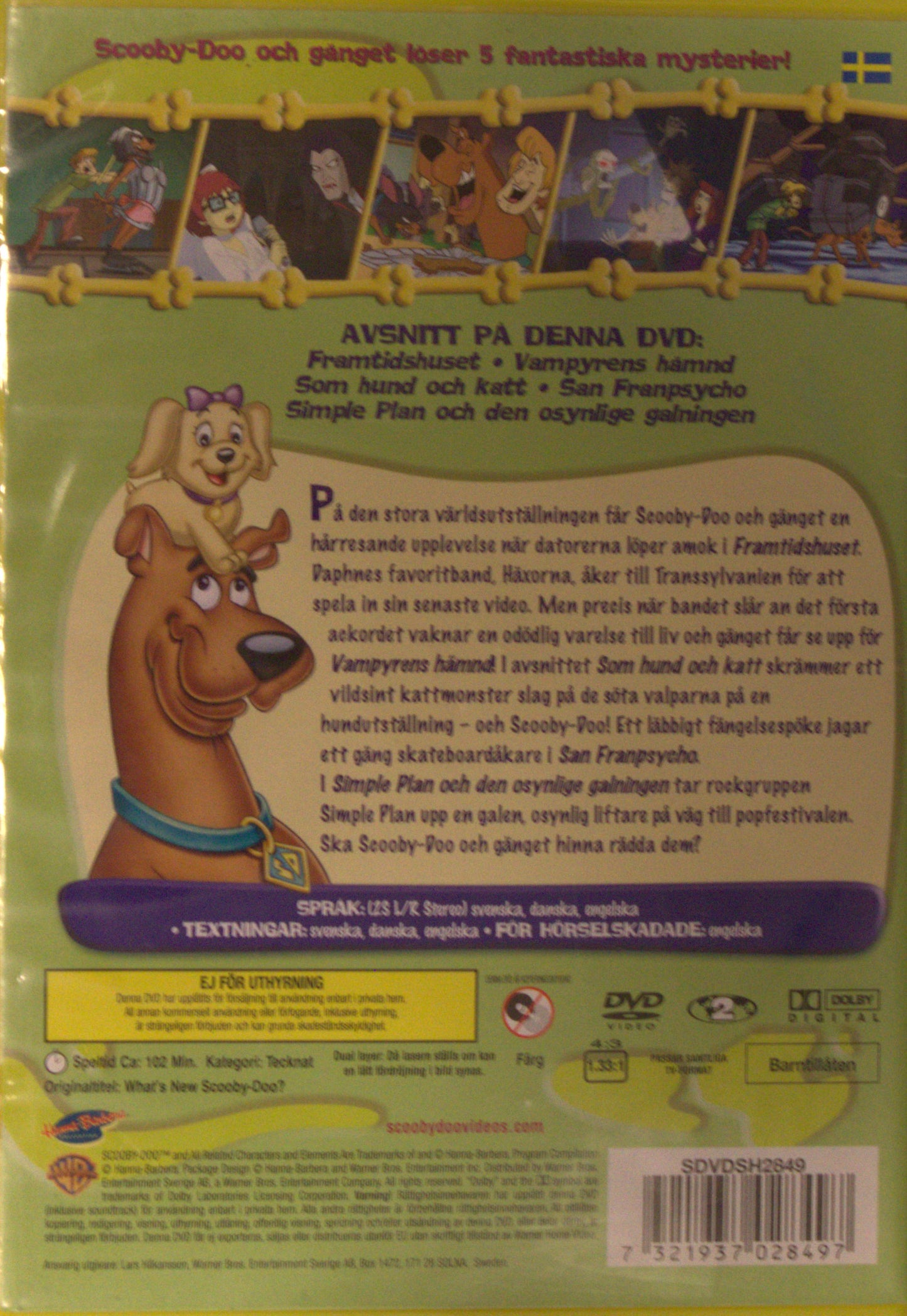 WHAT'S NEW SCOOBY-DOO? VOLYM 5 - SOM HUND OCH KATT