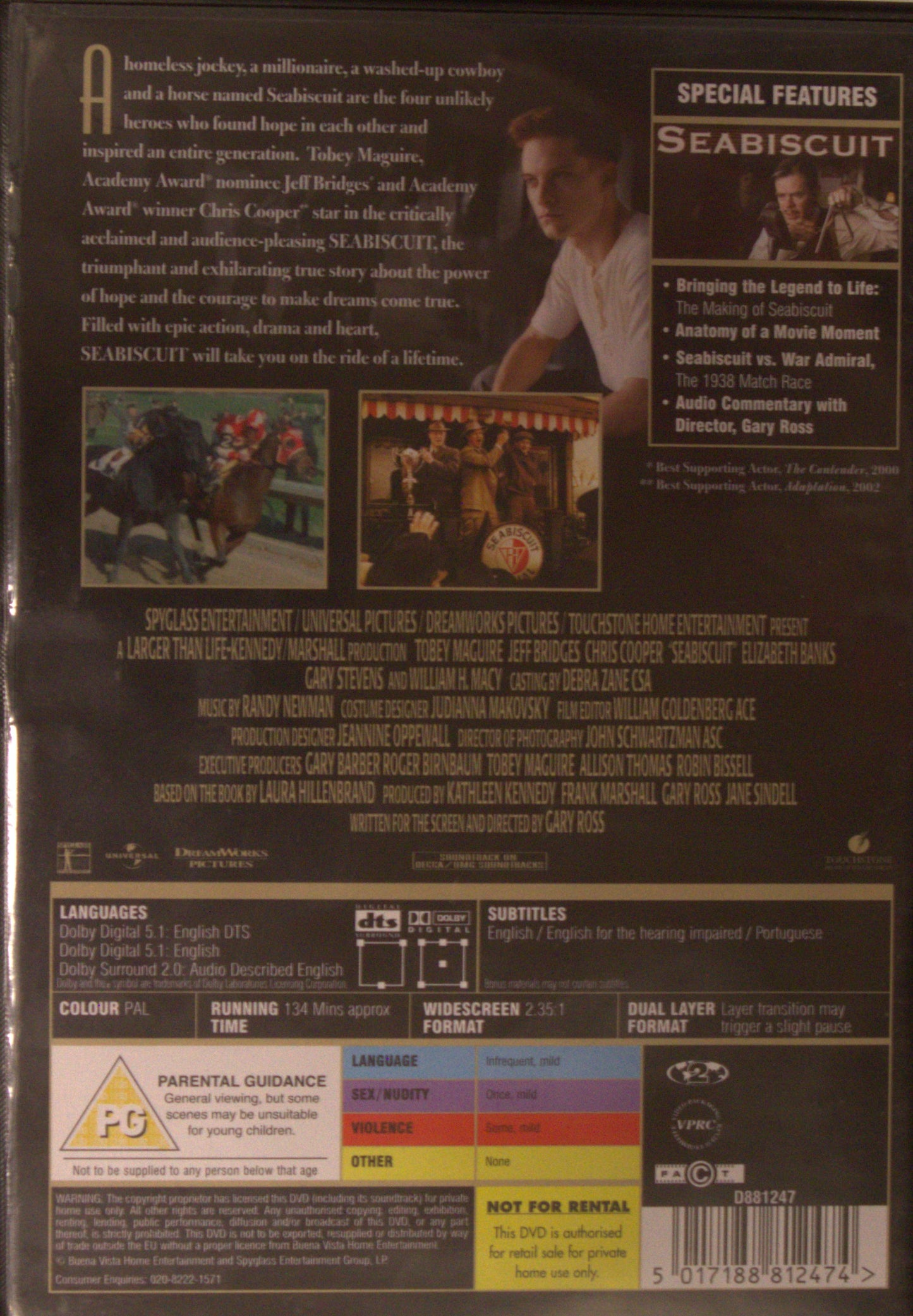 SEABISCUIT ENG (EJ SVENSK TEXT)