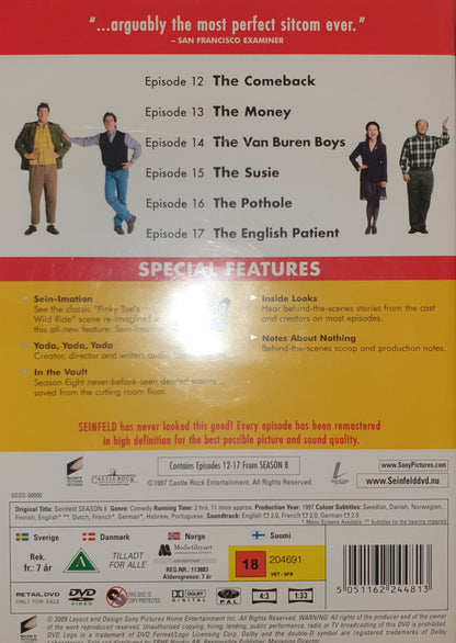 SEINFELD - SEASON 8 EPISODES 12-17