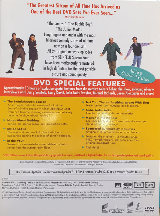 SEINFELD - SEASON 4