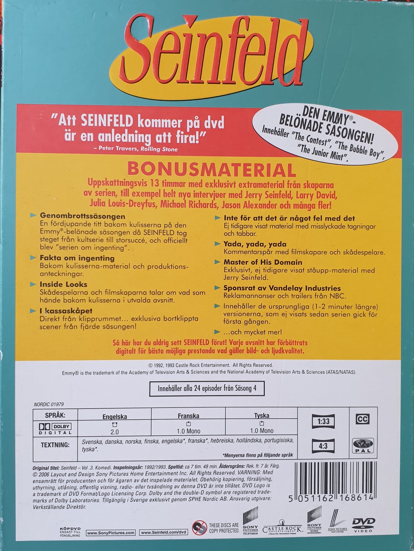 SEINFELD - SÄSONG 4