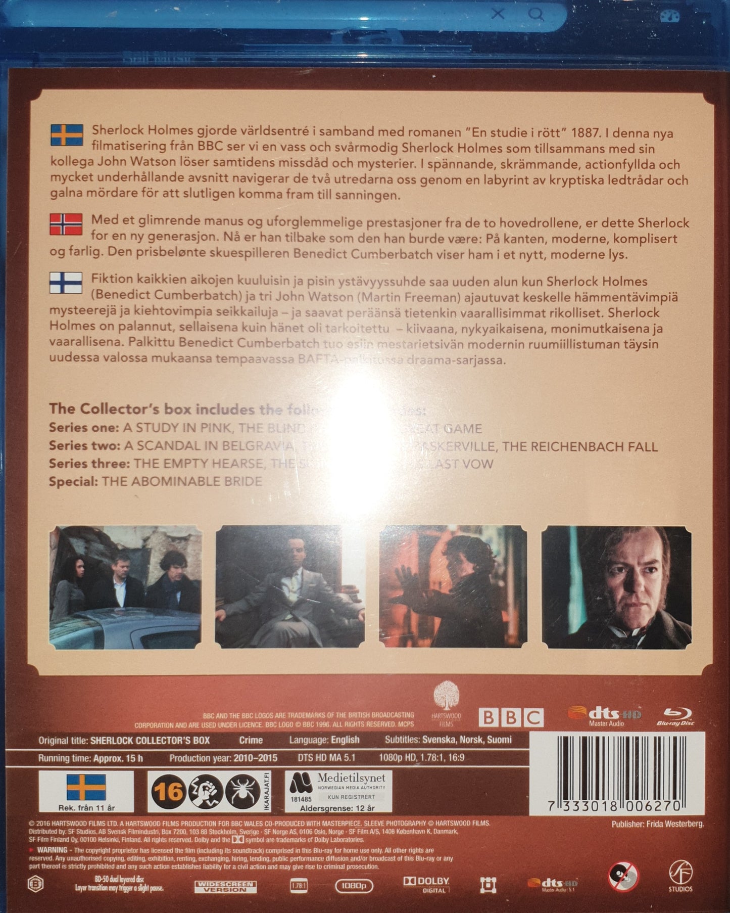 SHERLOCK - SERIES 1-3