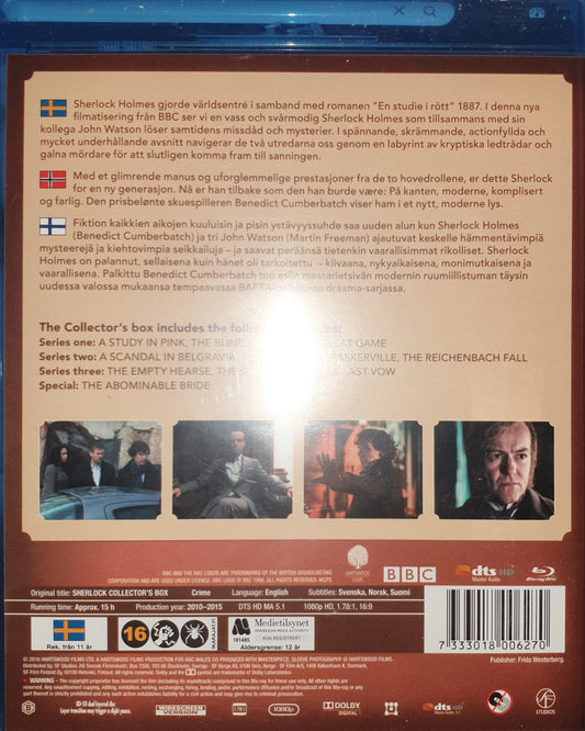 SHERLOCK - SERIES 1-3
