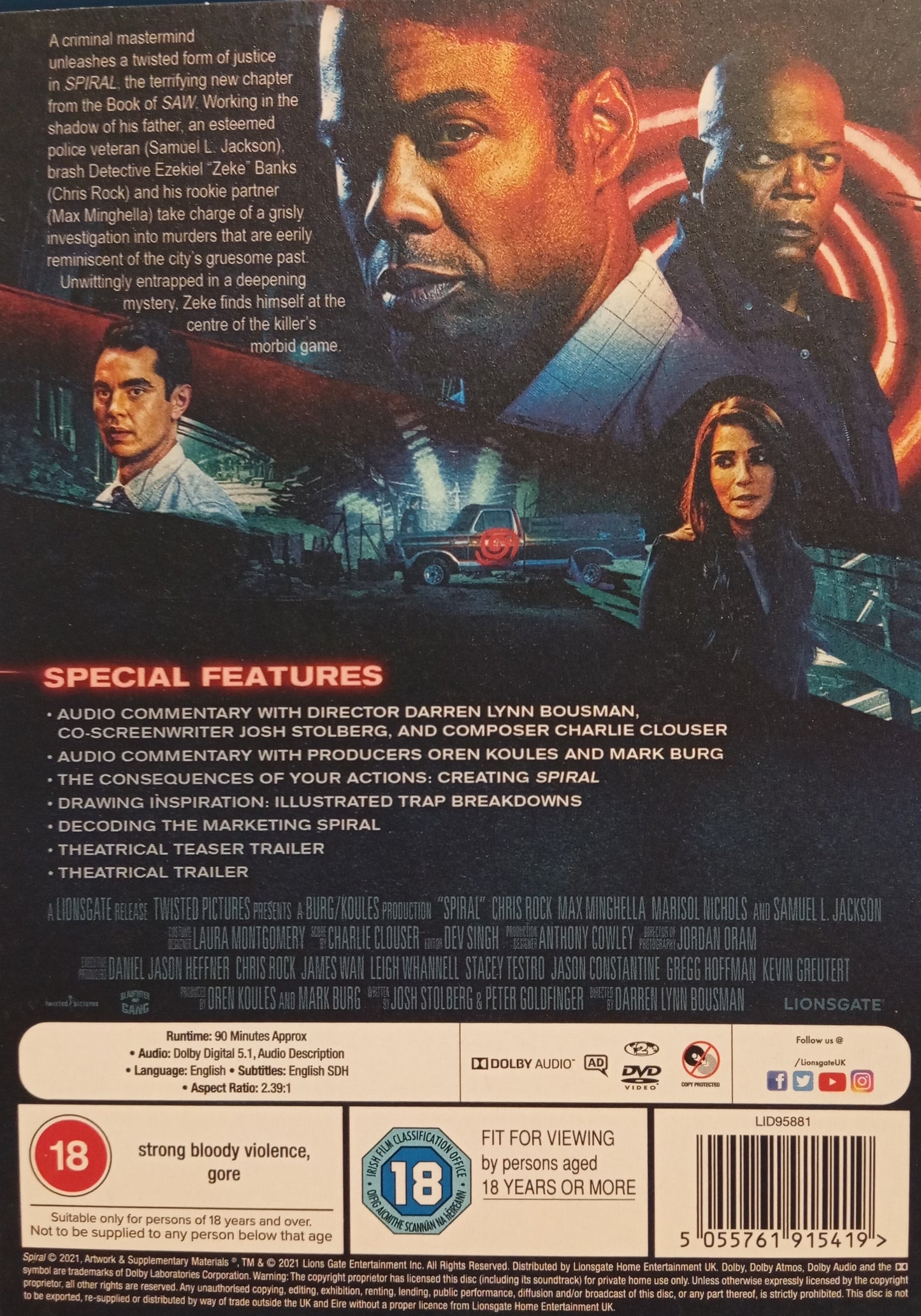 SPIRAL: FROM THE LEGACY OF SAW / FROM THE BOOK OF SAW (EJ SVENSK TEXT)