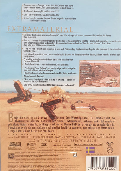 STAR WARS: EPISOD I - DET MÖRKA HOTET / THE PHANTOM MENACE