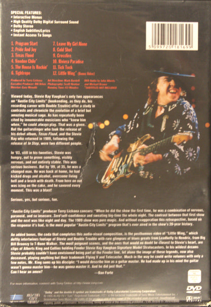 STEVIE RAY VAUGHAN & DOUBLE TROUBLE: LIVE FROM AUSTIN, TEXAS