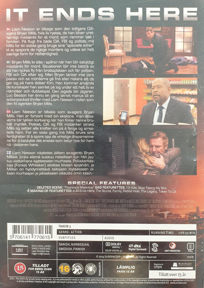 TAKEN 3 - UNRATED EXTENDED CUT VERSION